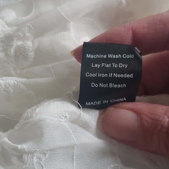 1 med left💗NEW POL ruffle top Ivory - Picture 11 of 11